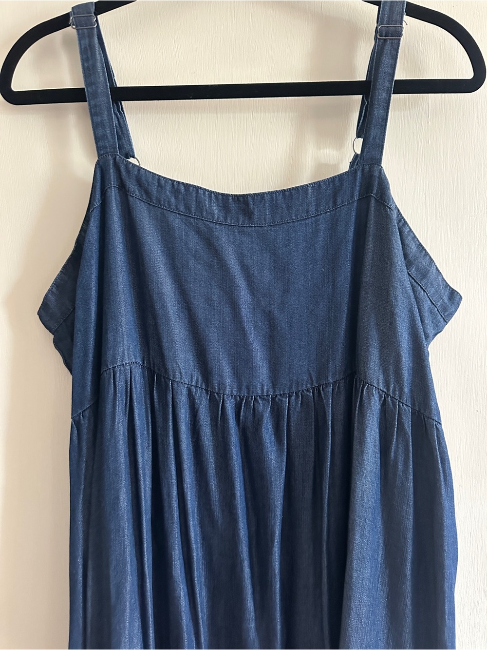 NATURAL LIFE Navy Blue Maxi Sundress with Adjustable Straps - Picture 2 of 3